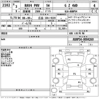 Toyota RAV4 лот № 2102 оценка 4  с аукциона в Японии 2