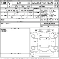 Nissan ROOX лот № 3004 оценка 4.5  с аукциона в Японии 2