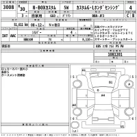 Honda N BOX лот № 3008 оценка 4  с аукциона в Японии 2