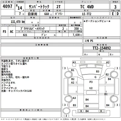 Subaru SAMBAR  с аукциона в Японии
