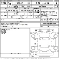 Toyota PIXIS MEGA лот № 3207 оценка 4  с аукциона в Японии 2