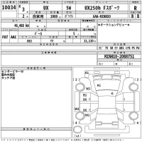 Lexus UX лот № 10034 оценка R  с аукциона в Японии 2