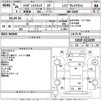 Daihatsu HIJET TRUCK лот № 4046 оценка RA  с аукциона в Японии 2