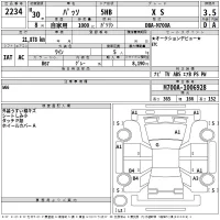 Toyota PASSO лот № 2234 оценка 3.5  с аукциона в Японии 2
