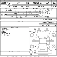 Lexus CT лот № 10050 оценка RA  с аукциона в Японии 2