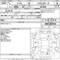 Nissan ROOX лот № 3155 оценка R  с аукциона в Японии 2