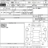 BMW 3-Series лот № 38150 оценка 4  с аукциона в Японии 11