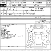 Subaru IMPREZA лот № 10081 оценка 3.5  с аукциона в Японии 11
