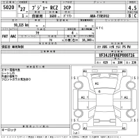 Peugeot RCZ лот № 5020 оценка 4.5  с аукциона в Японии 2