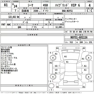 Nissan CIMA  с аукциона в Японии