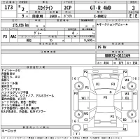Nissan SKYLINE лот № 173 оценка 3  с аукциона в Японии 2