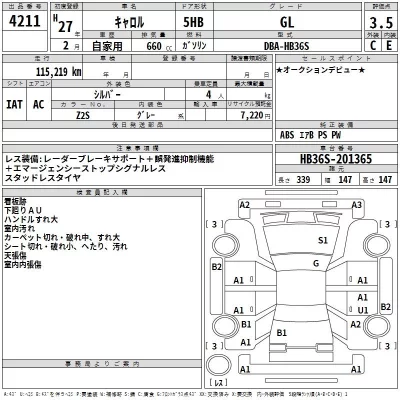 Mazda CAROL  с аукциона в Японии