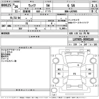 Daihatsu WAKE лот № 80025 оценка 3.5  с аукциона в Японии 2
