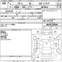 Mazda CX-3 лот № 108 оценка 3.5  с аукциона в Японии 2