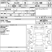 Subaru FORESTER лот № 32077 оценка 3.5  с аукциона в Японии 2