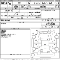 Subaru XV лот № 32058 оценка 3.5  с аукциона в Японии 2