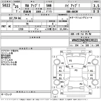 Volkswagen UP лот № 5022 оценка 3.5  с аукциона в Японии 2