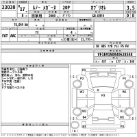 Renault MEGANE лот № 33030 оценка 3.5  с аукциона в Японии 2