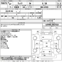 Daihatsu WAKE лот № 70075 оценка 3.5  с аукциона в Японии 2