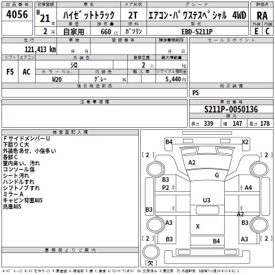Daihatsu HIJET TRUCK  с аукциона в Японии
