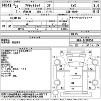 Honda ACTY TRUCK лот № 74041 оценка 3.5  с аукциона в Японии 2