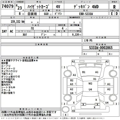 Daihatsu HIJET VAN  с аукциона в Японии