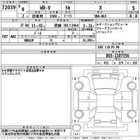 Honda WR-V лот № 72039 оценка S  с аукциона в Японии 2