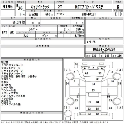 Suzuki CARRY TRUCK  с аукциона в Японии