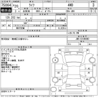 Honda LIFE лот № 75064 оценка 3  с аукциона в Японии 10