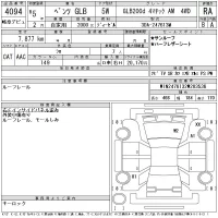 Mercedes-Benz GLB лот № 4094 оценка RA  с аукциона в Японии 11