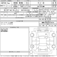 BMW MINI лот № 4218 оценка 4.5  с аукциона в Японии 11