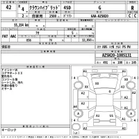 Toyota CROWN лот № 42 оценка R  с аукциона в Японии 2