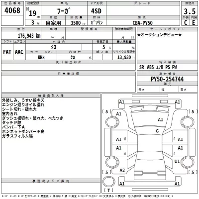 Nissan FUGA  с аукциона в Японии