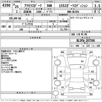 Mazda AXELA  с аукциона в Японии