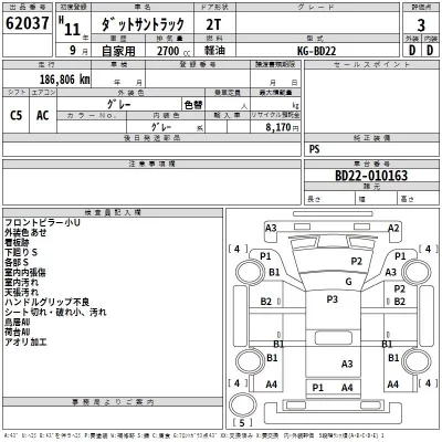 Nissan DATSUN PICKUP  с аукциона в Японии