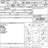 Toyota PROGRES лот № 9022 оценка R  с аукциона в Японии 2