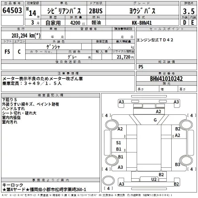 Nissan CIVILIAN  с аукциона в Японии