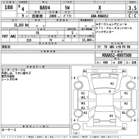 Toyota RAV4 лот № 188 оценка 3.5  с аукциона в Японии 2