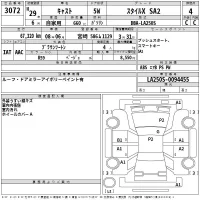 Daihatsu Cast лот № 3072 оценка 4  с аукциона в Японии 2