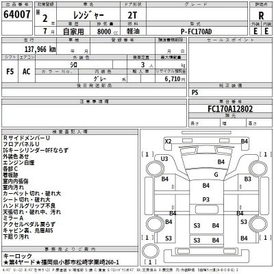 Hino RANGER  с аукциона в Японии