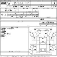 Toyota DYNA лот № 63520 оценка 3  с аукциона в Японии 2