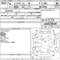 Toyota PIXIS JOY лот № 9014 оценка RA  с аукциона в Японии 2