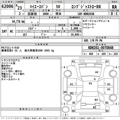Toyota HIACE VAN  с аукциона в Японии