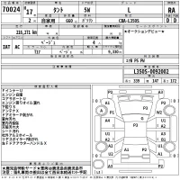 Daihatsu TANTO лот № 70024 оценка RA  с аукциона в Японии 2