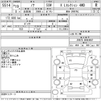 Toyota NOAH лот № 5514 оценка R  с аукциона в Японии 11