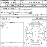 Mitsubishi MINICAB VAN лот № 5040 оценка 3  с аукциона в Японии 11