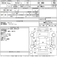 Nissan CARAVAN VAN лот № 7014 оценка RA  с аукциона в Японии 11