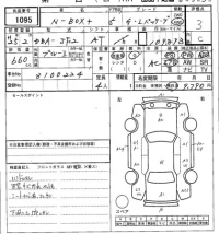 Honda N BOX PLUS лот № 1095 оценка 3  с аукциона в Японии 7