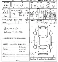 Toyota SIENTA лот № 1105 оценка RA  с аукциона в Японии 7