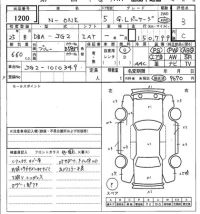 Honda N ONE лот № 1200 оценка 3  с аукциона в Японии 7